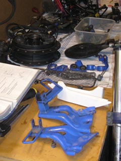 teile vor dem einbau